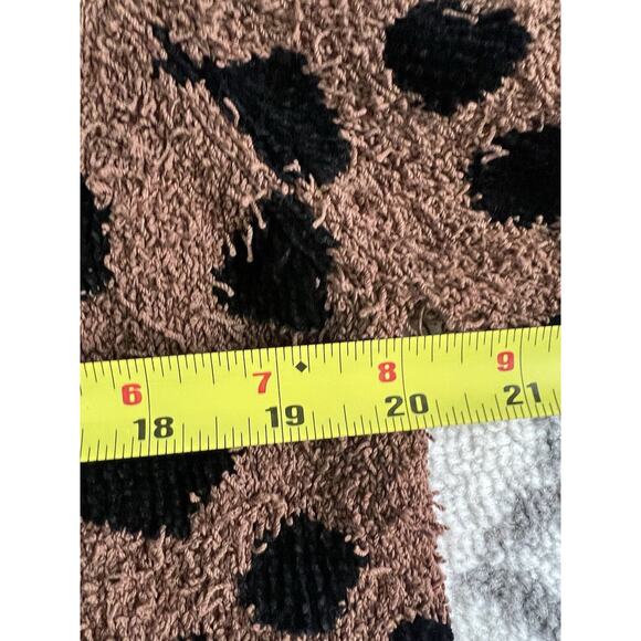 DESIGN OPTIONS BY PHILIP & JANE GORDON Fringe Terry Leopard Sweater Cardigan - Picture 9 of 10